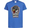 Детская футболка Chiken dinner Ярко-синий фото