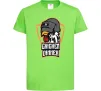 Детская футболка Chiken dinner Лаймовый фото