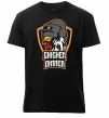Чоловіча преміум футболка Chiken dinner Чорний Чоловіча преміум футболка Chiken dinner Чорний фото