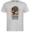 Мужская футболка Chiken dinner Серый фото