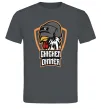 Мужская футболка Chiken dinner Графит фото