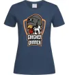 Женская футболка Chiken dinner Темно-синий фото