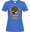 Женская футболка Chiken dinner Ярко-синий фото