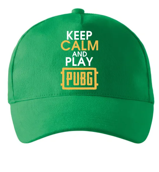 Кепка Keep calm play PUBG Зеленый фото
