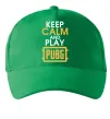 Кепка Keep calm play PUBG Зеленый фото