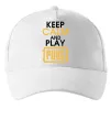 Кепка Keep calm play PUBG Белый фото