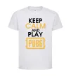 Дитяча футболка Keep calm play PUBG Білий фото