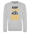 Свитшот Keep calm play PUBG Серый меланж Свитшот Keep calm play PUBG Серый меланж фото