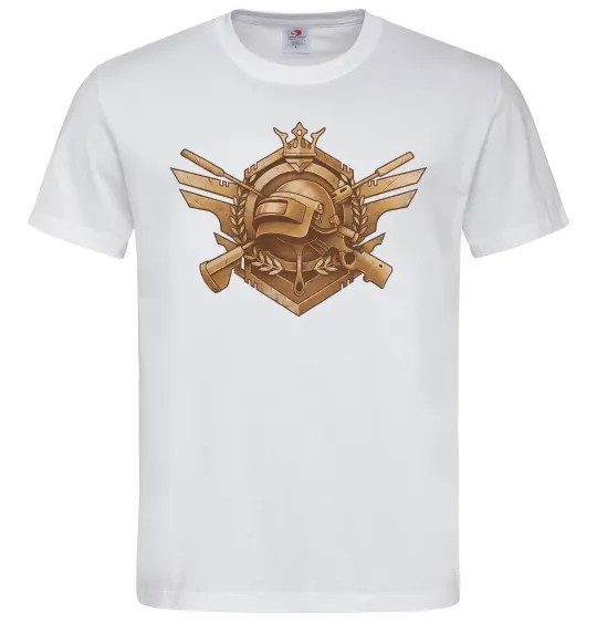 Мужская футболка PUBG logo Белый фото
