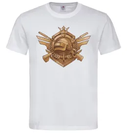 Мужская футболка PUBG logo Белый фото