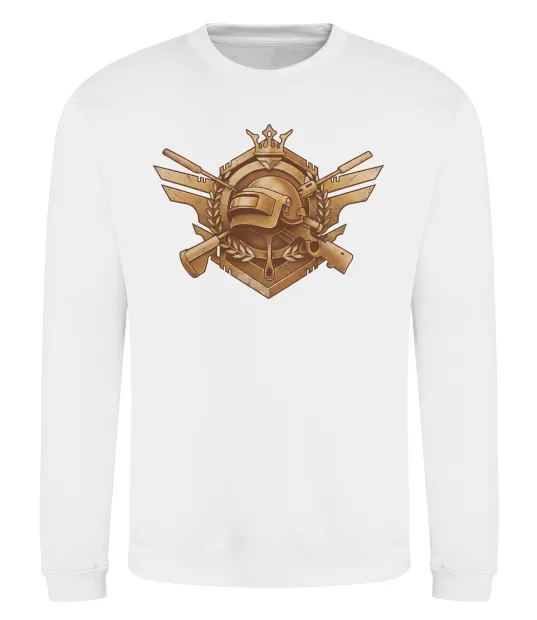 Свитшот PUBG logo Белый фото