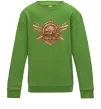 Детский Свитшот PUBG logo Лаймовый фото