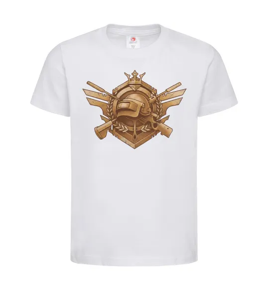 Дитяча футболка PUBG logo Білий фото