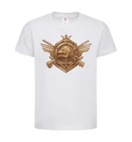 Детская футболка PUBG logo Белый фото