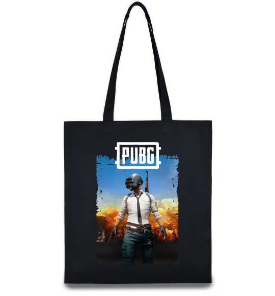 Еко-сумка Пабг персонаж Чорний фото