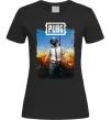 Жіноча футболка Пабг персонаж Чорний фото