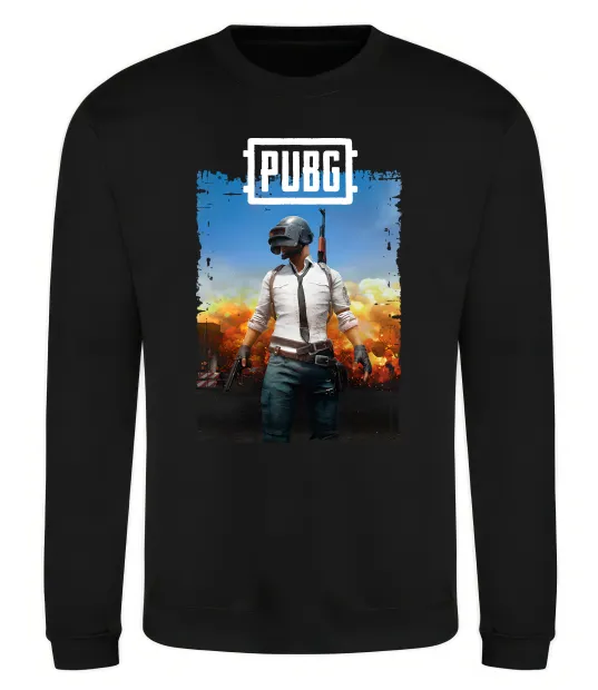 Світшот Пабг персонаж Чорний фото