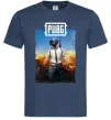 Мужская футболка Пабг персонаж Темно-синий фото