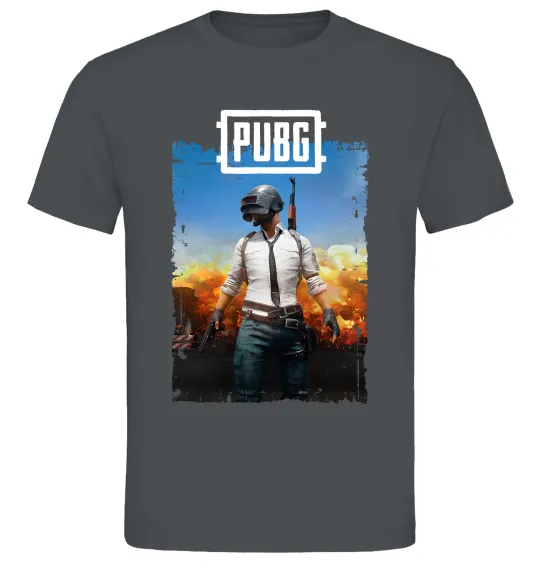 Мужская футболка Пабг персонаж Графит фото