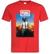 Мужская футболка Пабг персонаж Красный фото