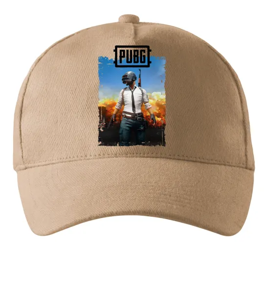 Кепка Пабг персонаж Песочный фото