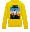 Детский Свитшот Пабг персонаж Солнечно желтый фото