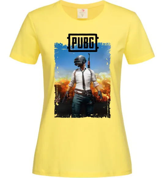 Жіноча футболка Пабг персонаж Лимонний фото
