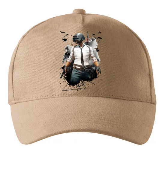 Кепка Pubg hero Песочный фото