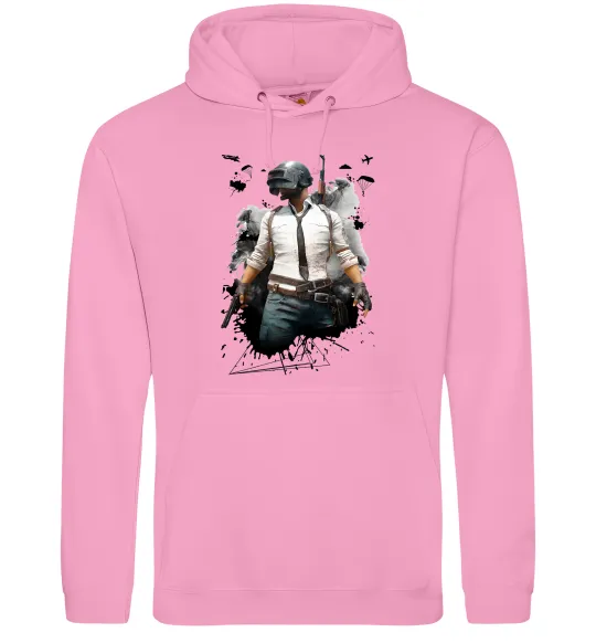 Женская толстовка (худи) Pubg hero Розовый фото