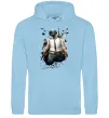 Женская толстовка (худи) Pubg hero Голубой фото