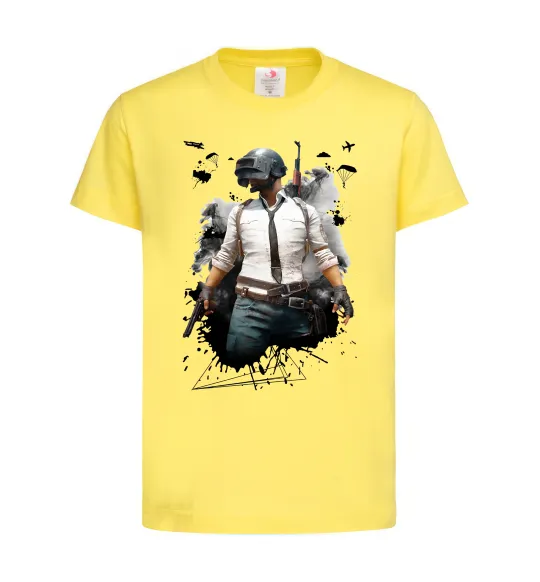 Дитяча футболка Pubg hero Лимонний фото