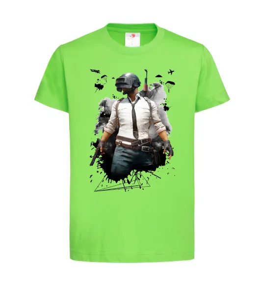 Дитяча футболка Pubg hero Лаймовий фото