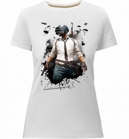 Жіноча преміум футболка Pubg hero