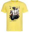 Мужская футболка Pubg hero Лимонный фото