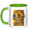 Чашка з кольоровою ручкою Pubg tiny Лаймовий Чашка з кольоровою ручкою Pubg tiny Лаймовий фото