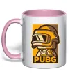 Чашка з кольоровою ручкою Pubg tiny Ніжно рожевий Чашка з кольоровою ручкою Pubg tiny Ніжно рожевий фото