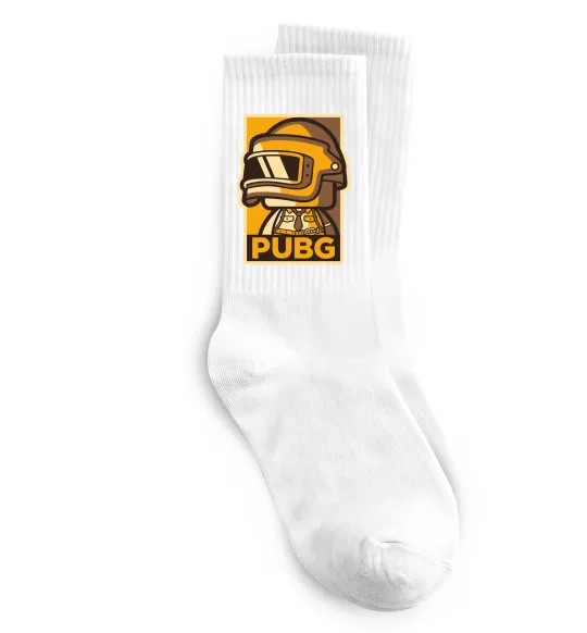 Носки Pubg tiny Белый фото