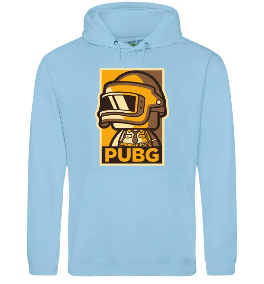 Женская толстовка (худи) Pubg tiny Голубой фото