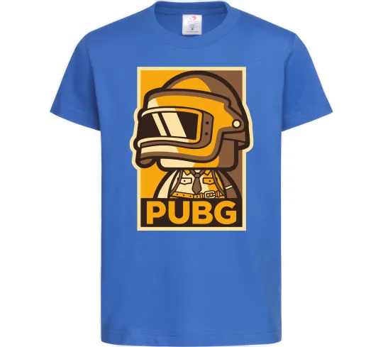 Детская футболка Pubg tiny Ярко-синий фото