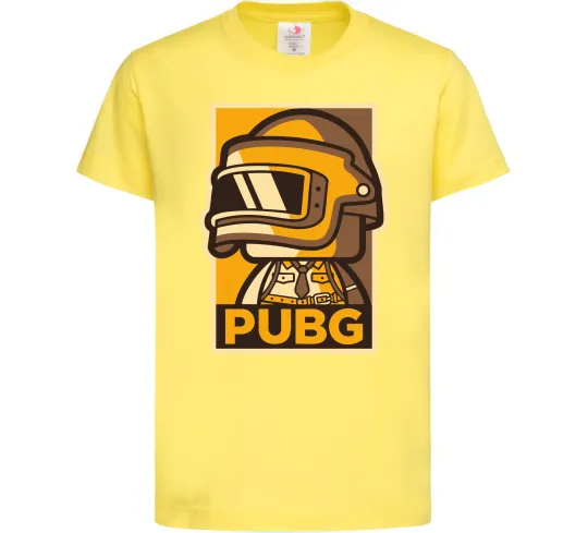 Детская футболка Pubg tiny Лимонный фото