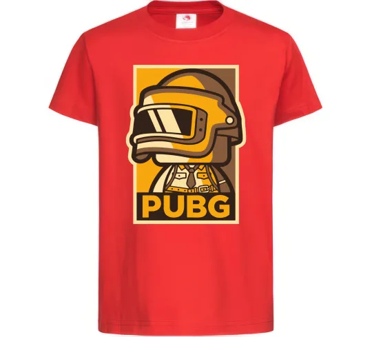 Детская футболка Pubg tiny Красный фото