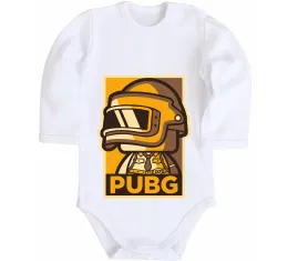 Дитячий бодік Pubg tiny Білий фото