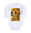 Детский боди Pubg tiny Белый Детский боди Pubg tiny Белый фото