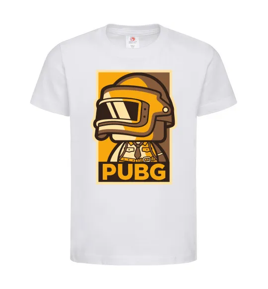 Дитяча футболка Pubg tiny Білий фото