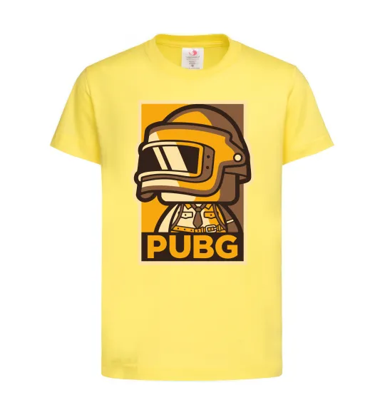 Дитяча футболка Pubg tiny Лимонний фото