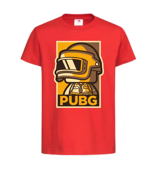 Дитяча футболка Pubg tiny Червоний фото
