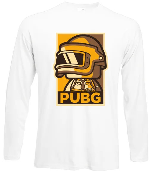 Лонгслив Pubg tiny Белый фото