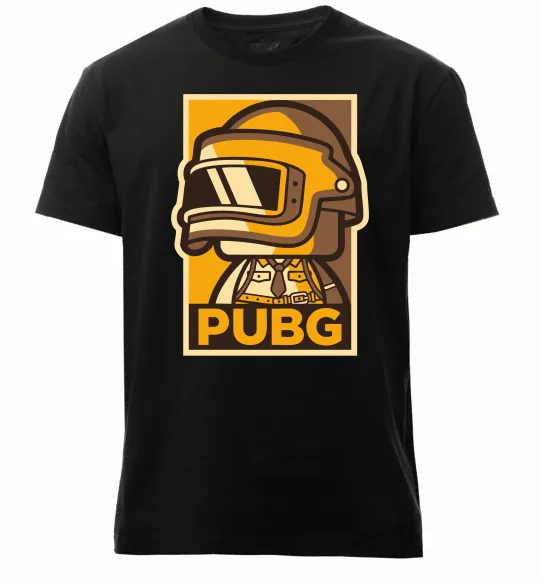 Мужская премиум футболка Pubg tiny Черный фото