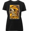 Женская премиум футболка Pubg tiny Черный фото