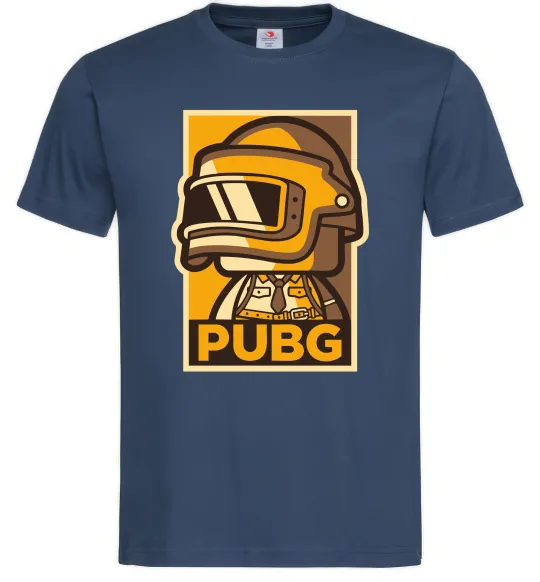 Мужская футболка Pubg tiny Темно-синий фото